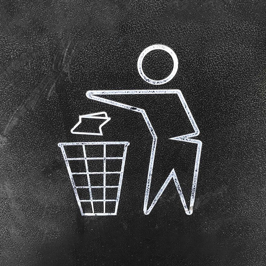 Bæredygtighed Sortering Af Vores Affald