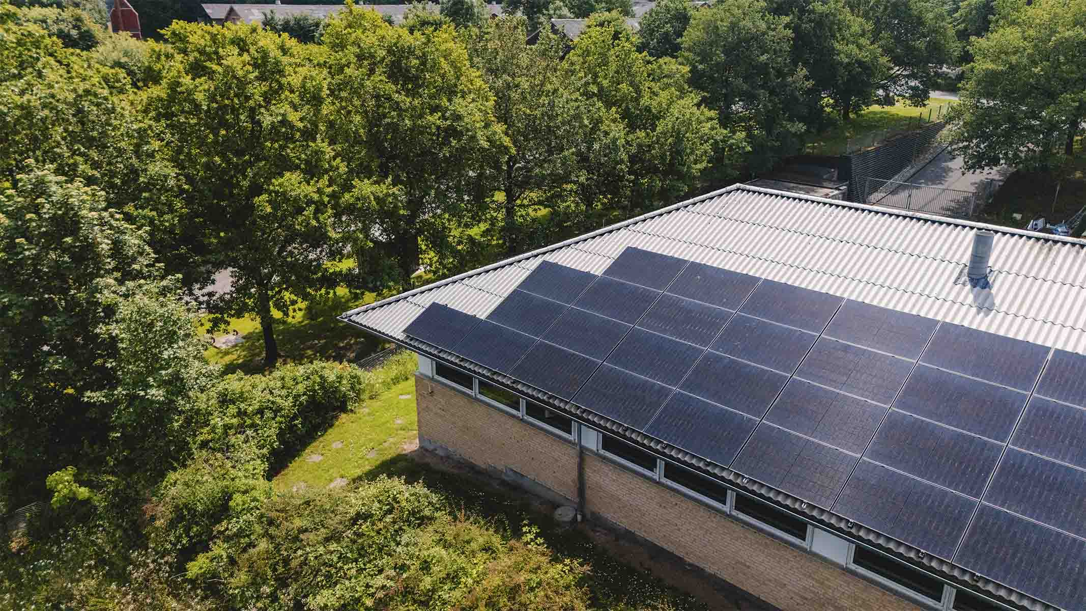 Solceller En Del Af Net Zero Mål.