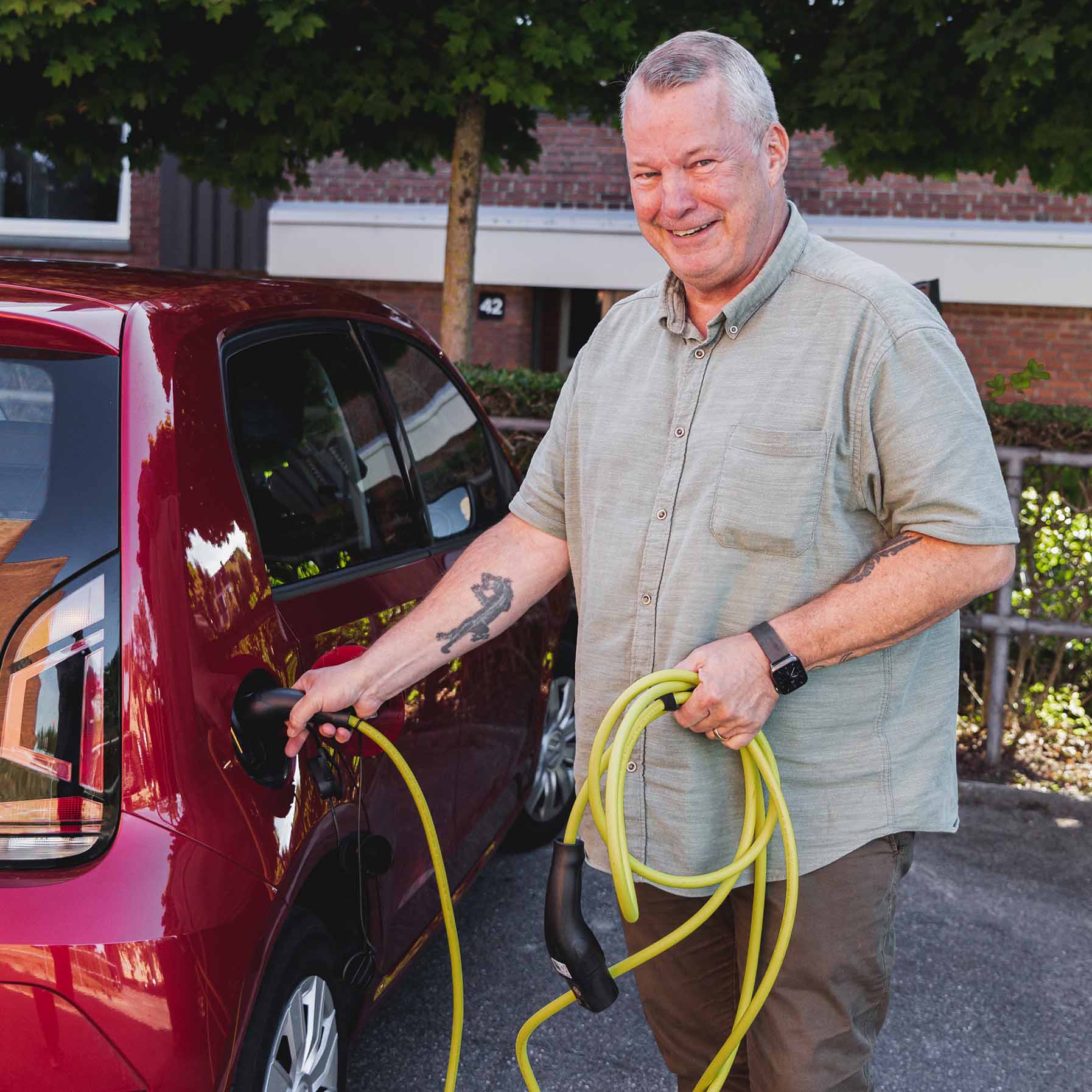 GAB Case Tilkobler Ladekabel Til Bil