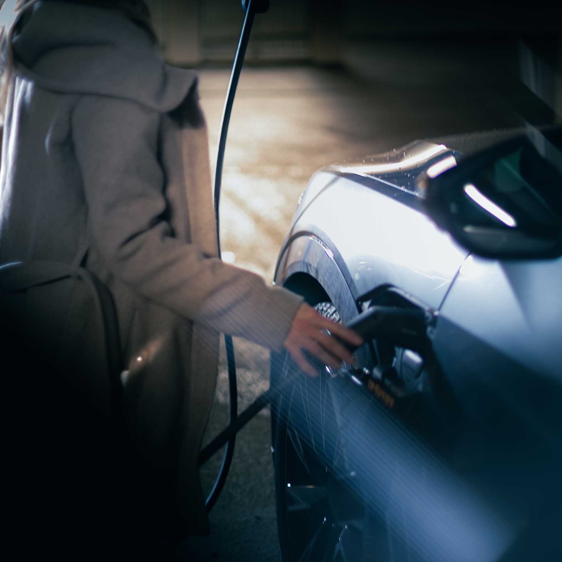 Ladestander Opladning Af Elbil I Fællesområde