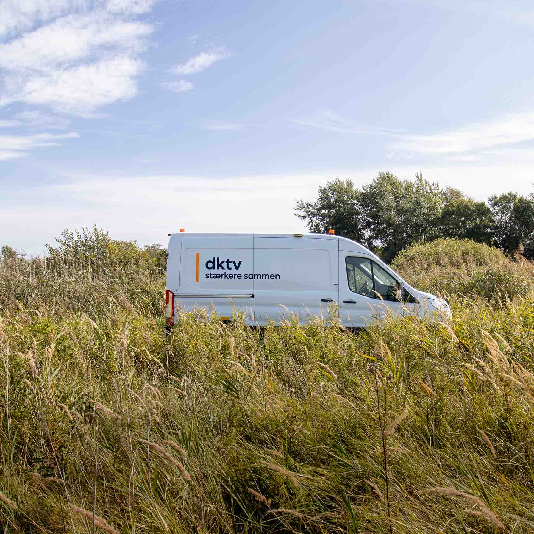 Dktv Teknikerbil I Marken